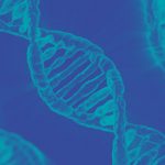 rendered dna helix
